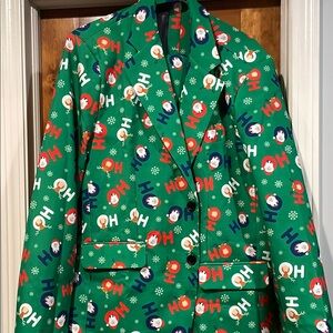 Festive Green Holiday 3 piece suit